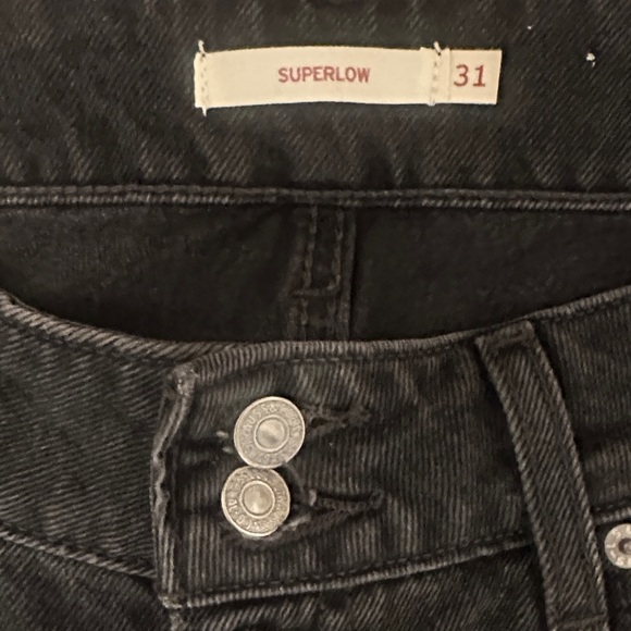 Levi’s Superlow Straight Leg Jeans - Picture 2 of 4